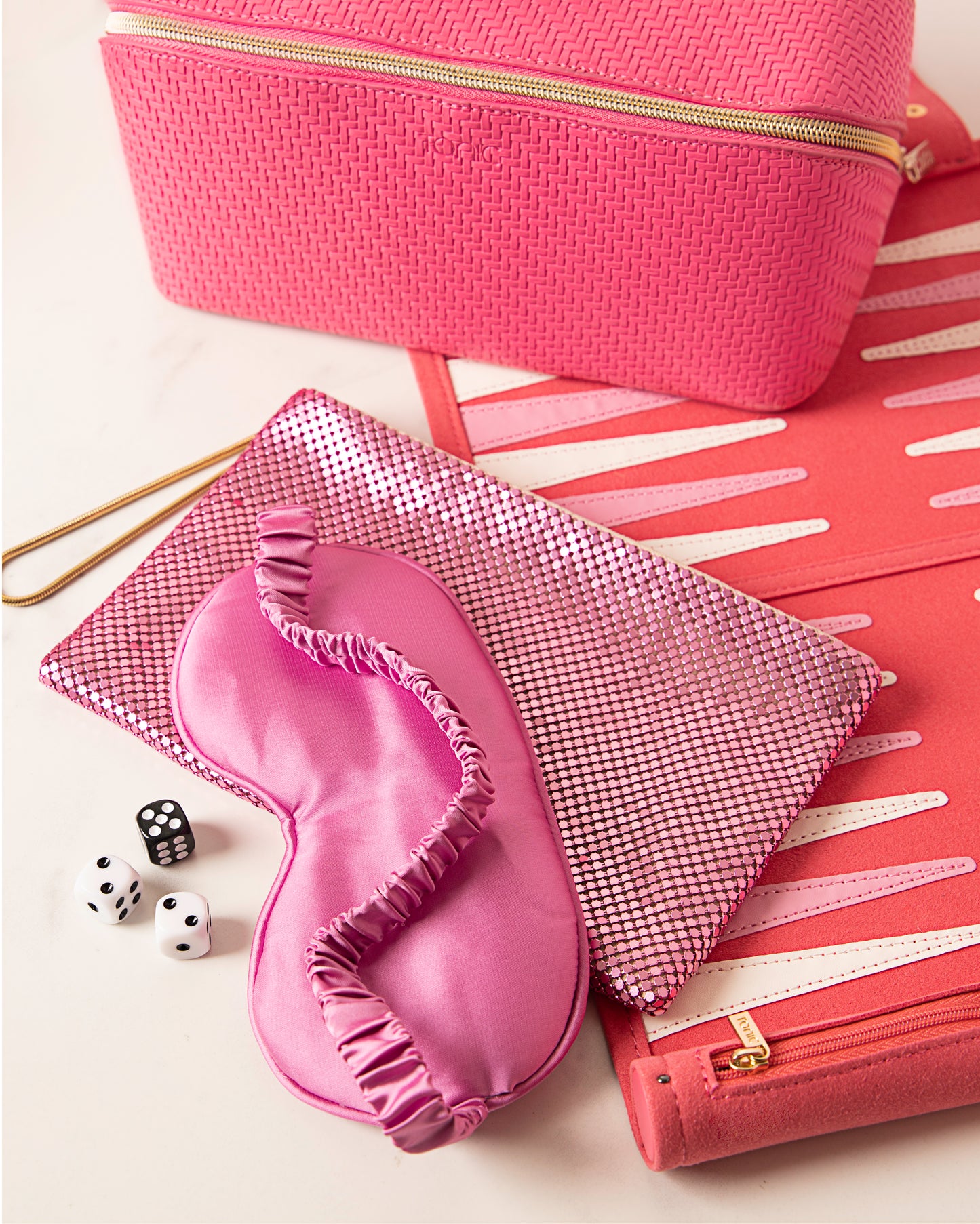 Holiday Glow in Rosé - Glam Getaway Pouch