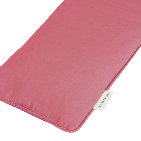 Luxe Velvet Heat Pillow Coral