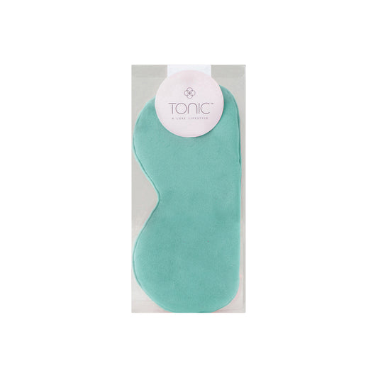 Luxe Velvet Eye Mask Seafoam