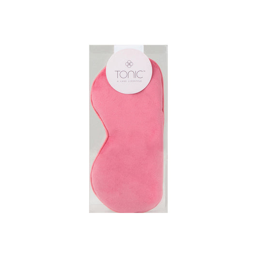 Luxe Velvet Eye Mask Coral