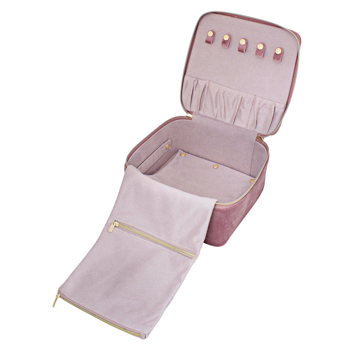 Luxe Velvet Large Jewellery Cube Musk