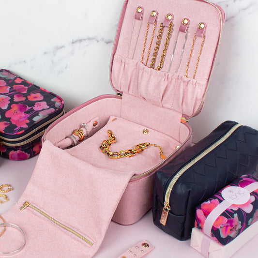 Luxe Velvet Large Jewellery Cube Musk