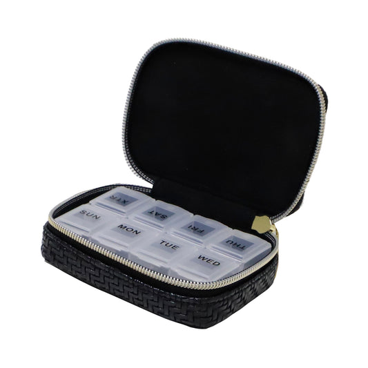 Herringbone Pill Box Licorice