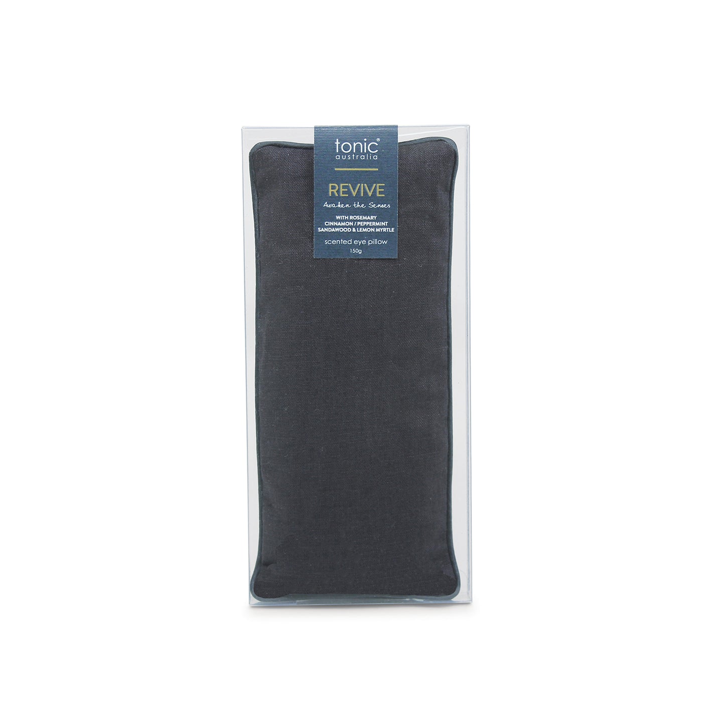 Luxe Linen Weighted Eye Pillow Revive Charcoal