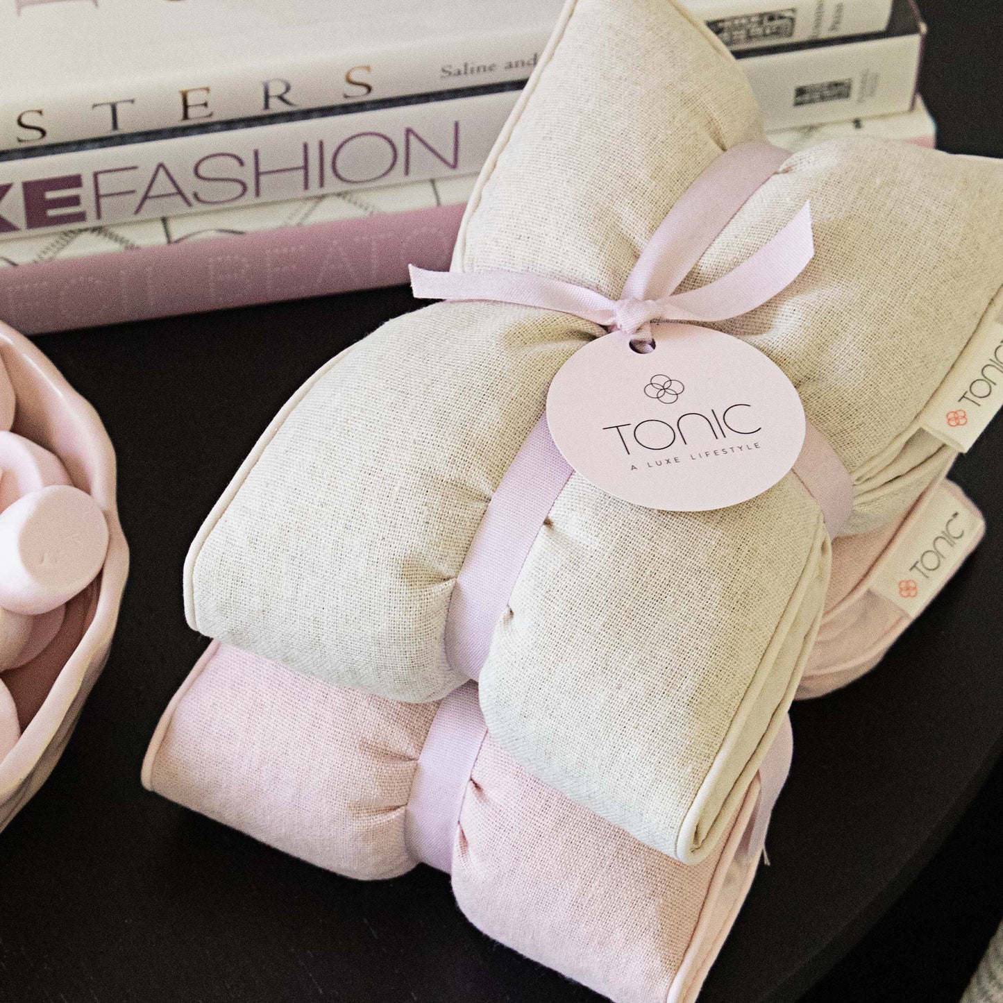 Linen Heat Pillow Blush Restore Blend