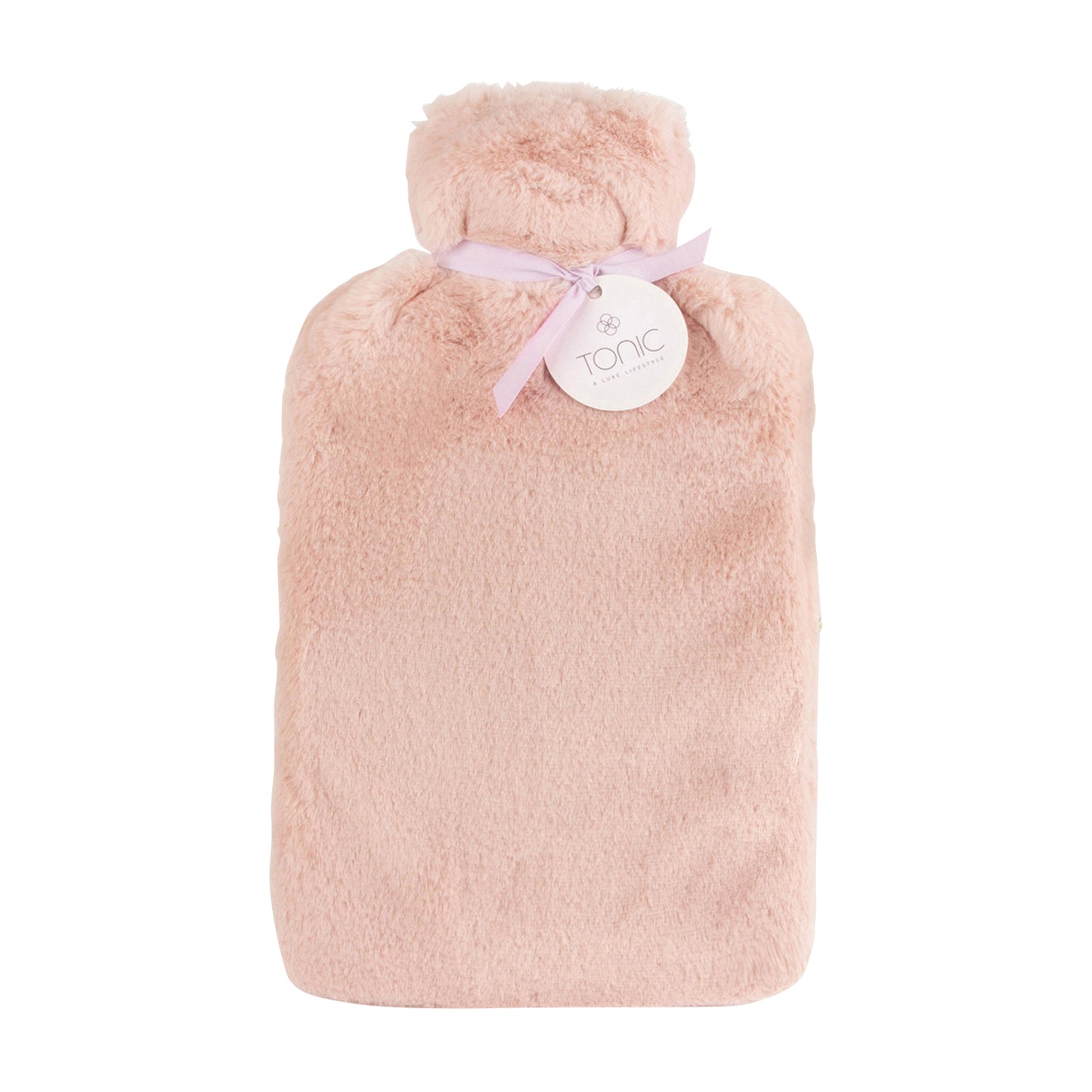 Deluxe Hot Water Bottle Dusty Rose