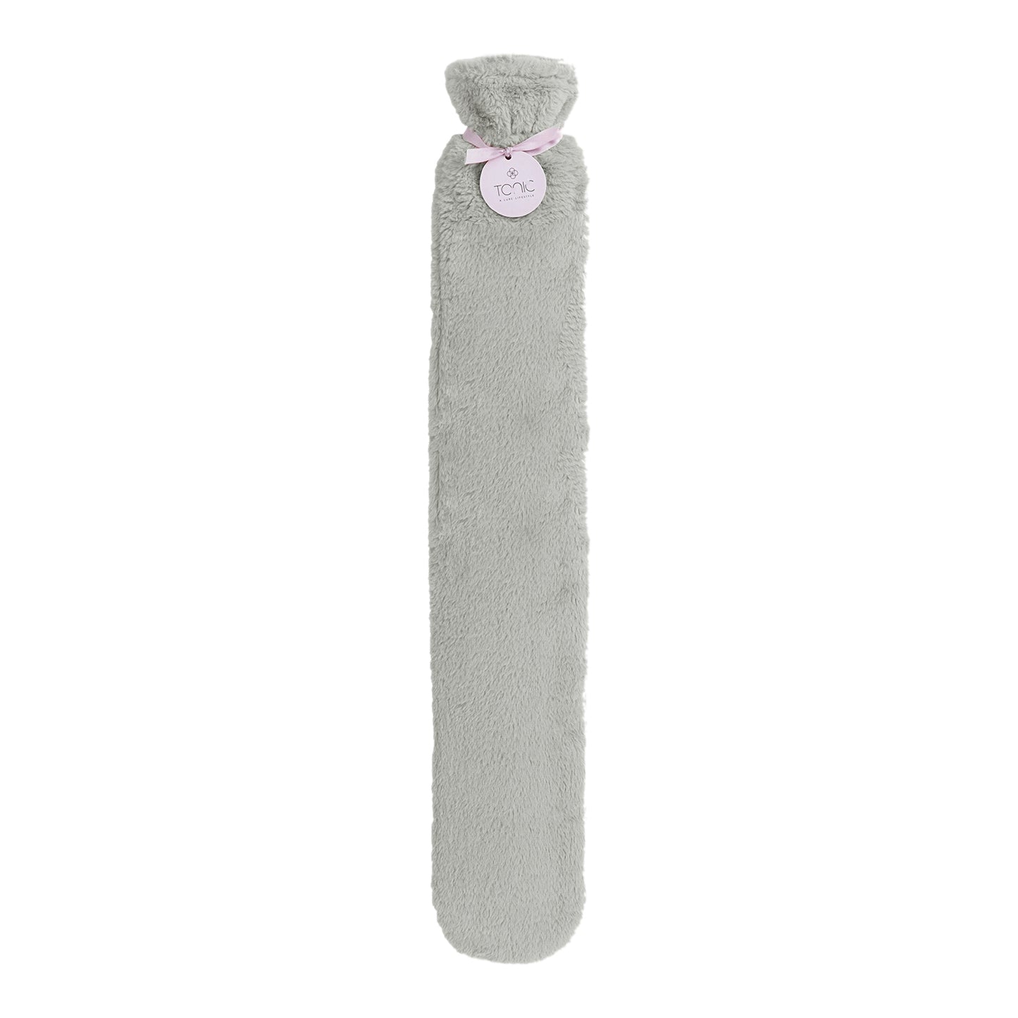 Deluxe Long Hot Water Bottle Smokey Grey