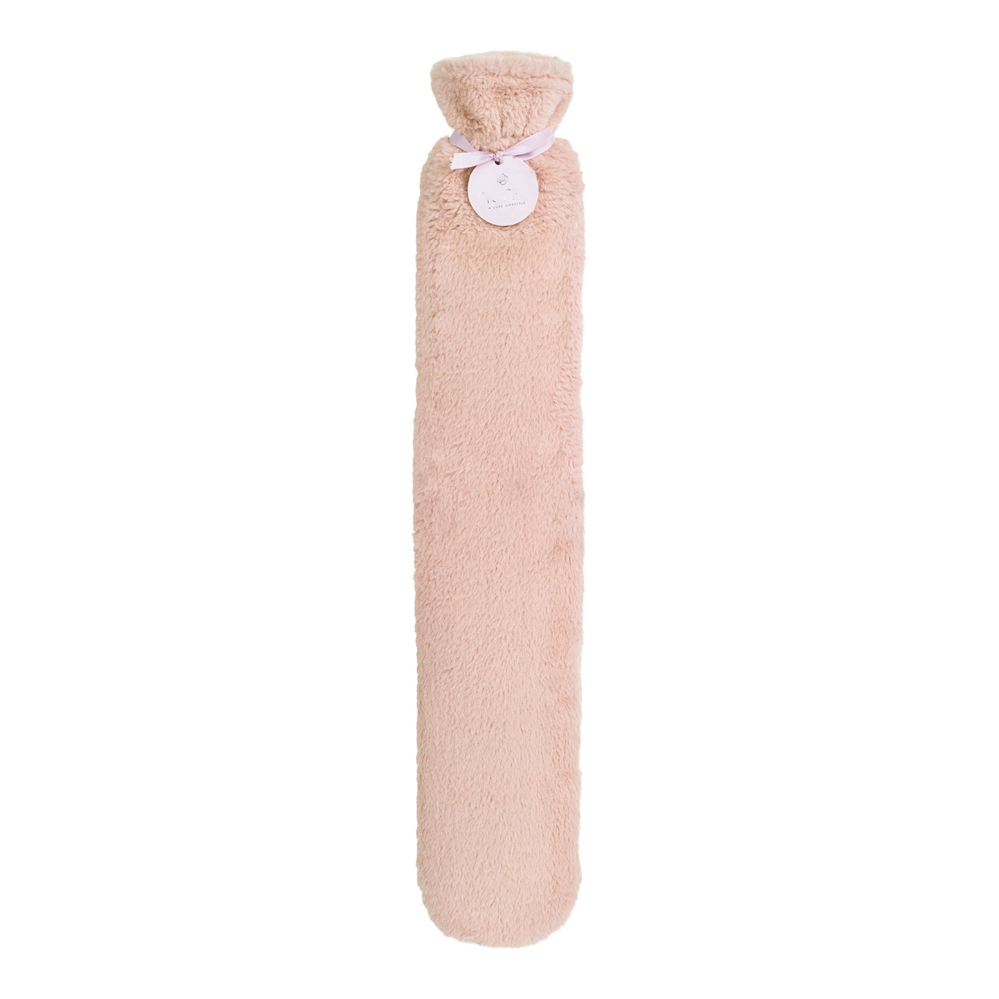 Deluxe LONG Hot Water Bottle Dusty Rose