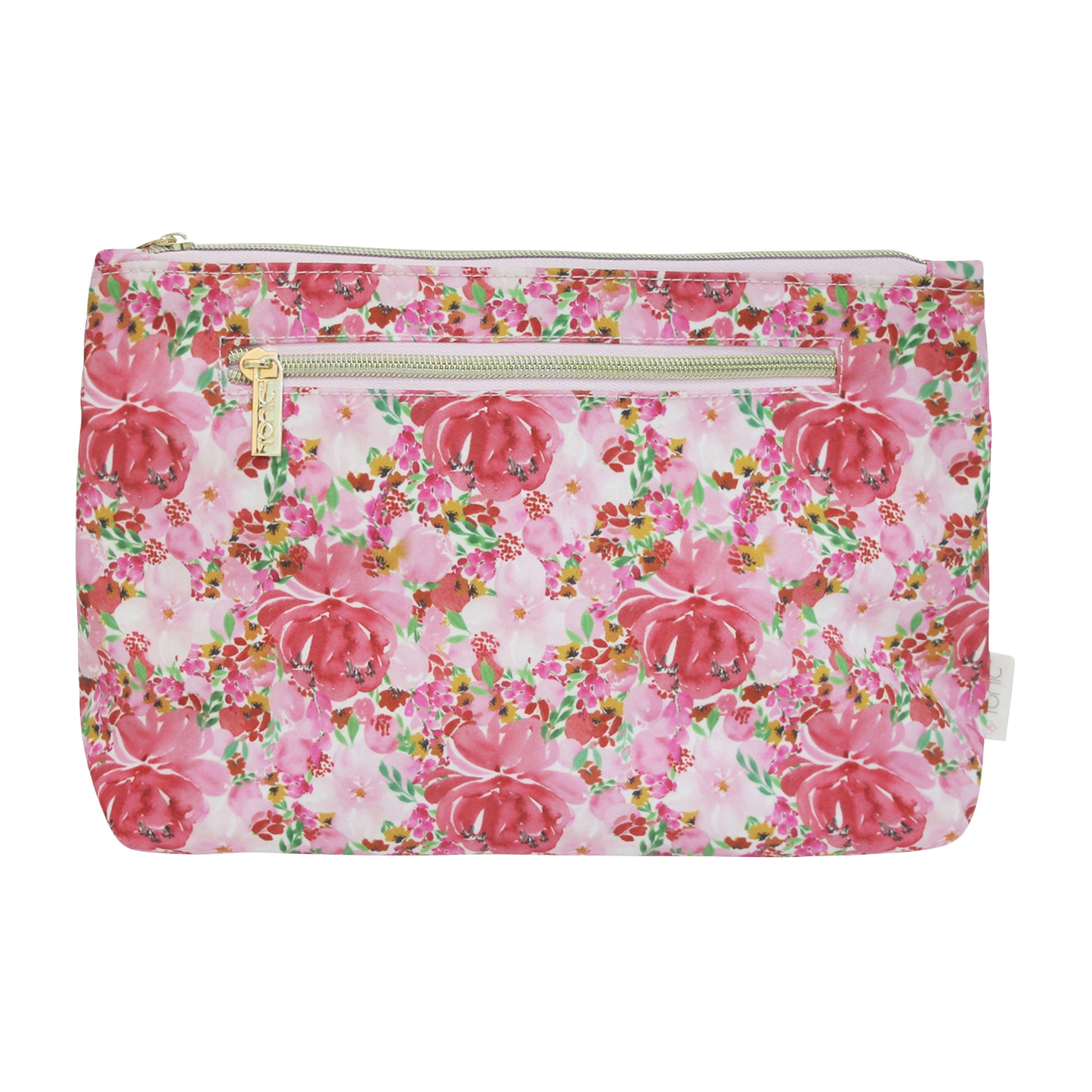 Large Cosmetic Bag Flourish Pinks