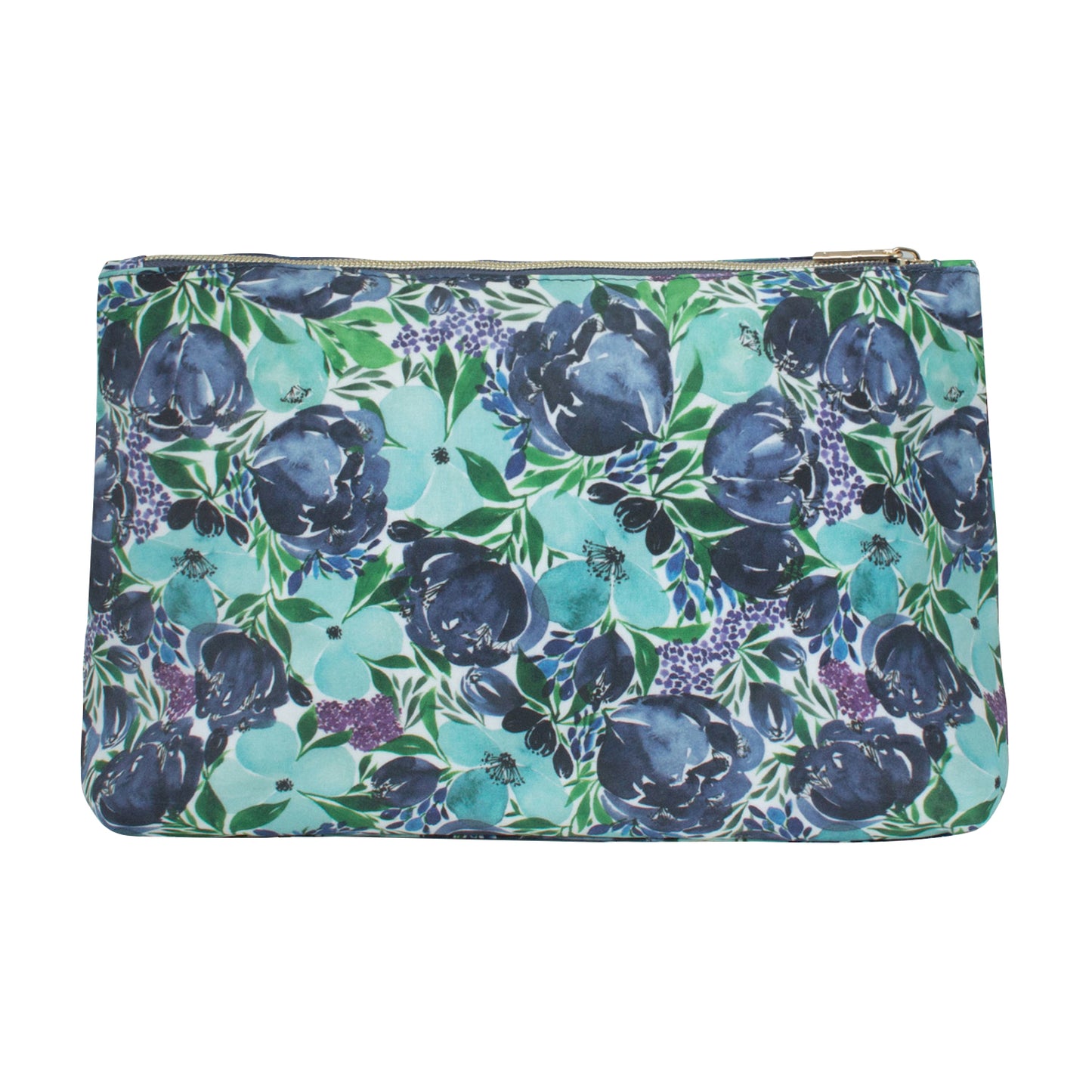 Large Cosmetic Bag Flourish Blues