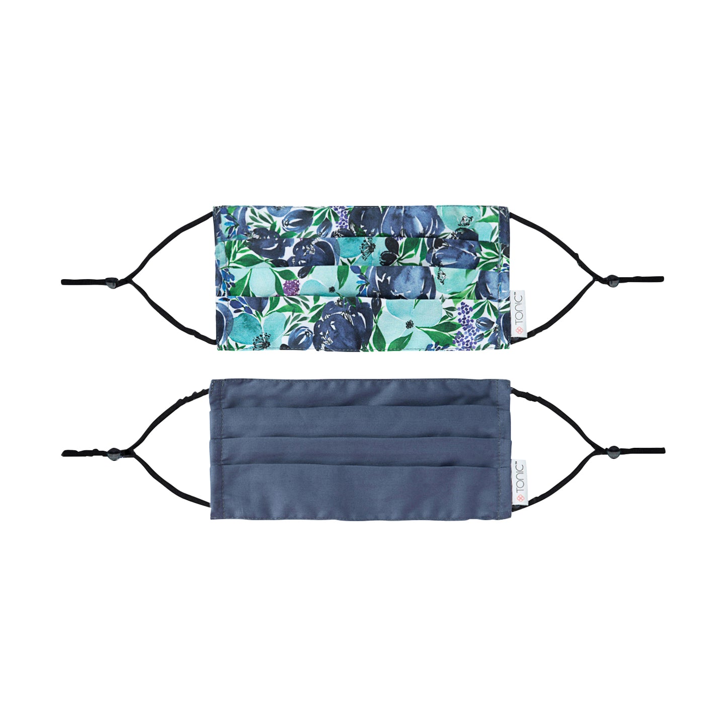 Face Mask 2 Pack Flourish Blues