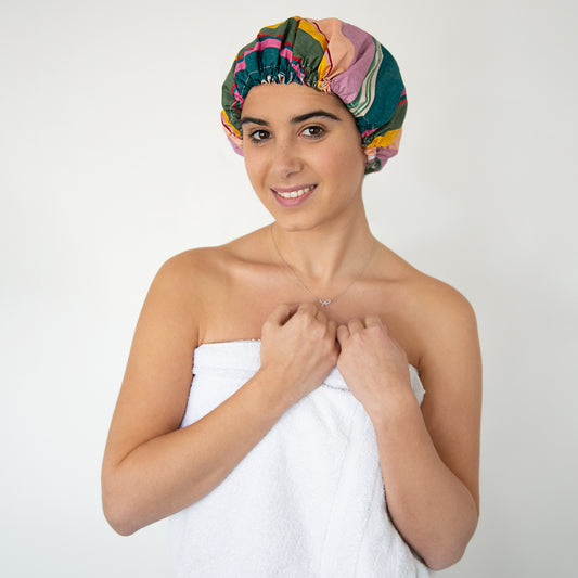Liberty Shower Cap Gelato Stripe