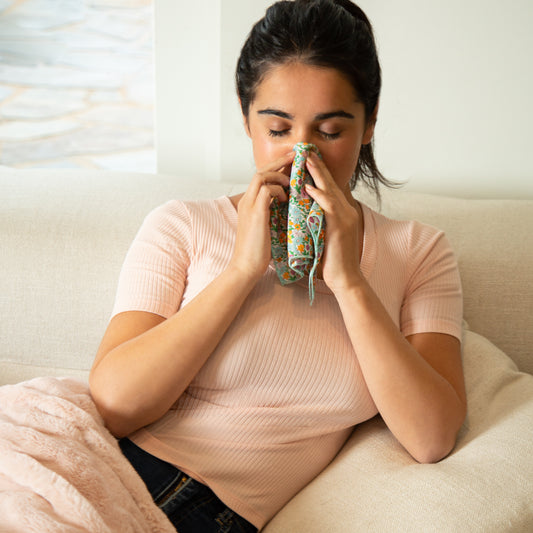 Liberty Set of 3 Handkerchiefs Poppy
