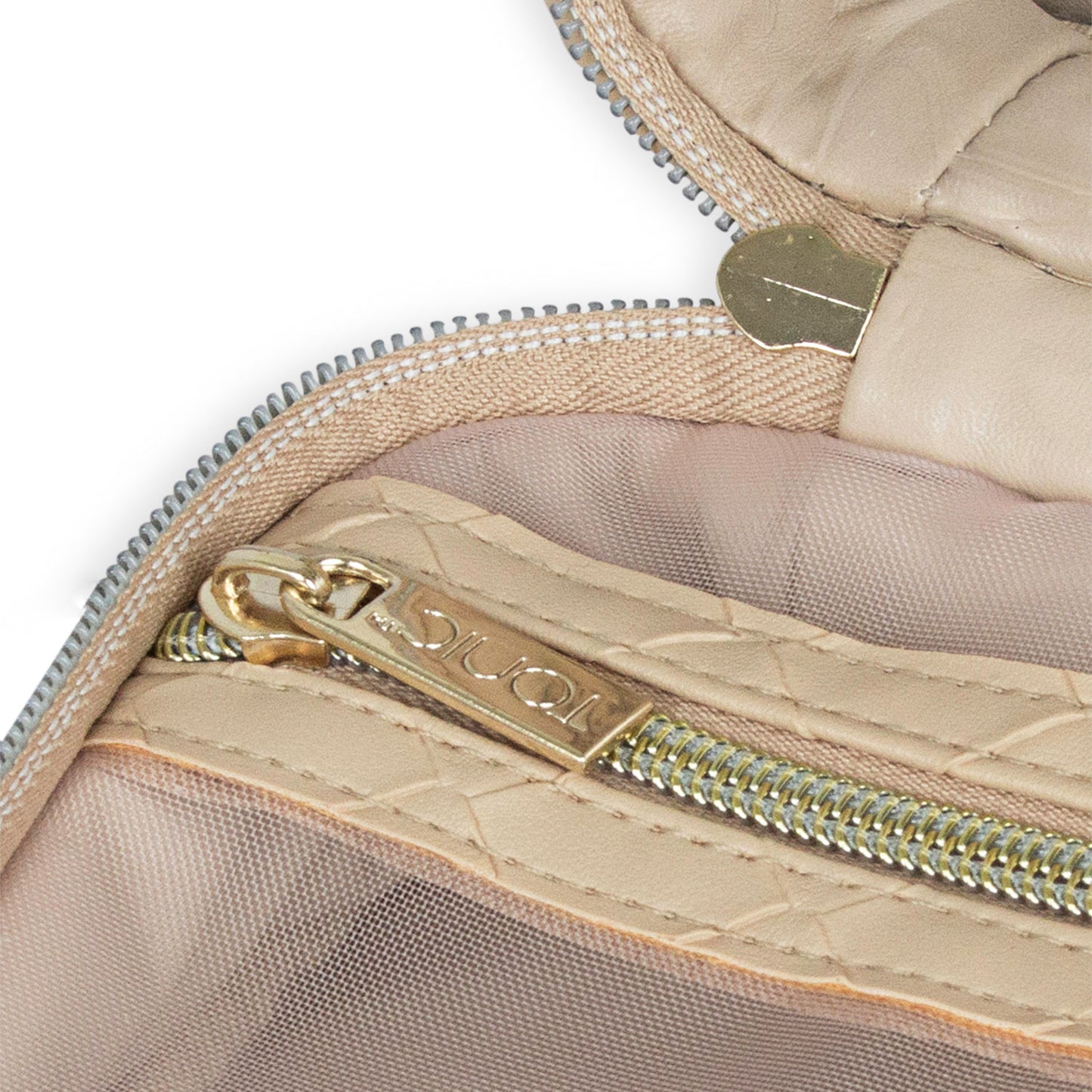 Woven Hanging Cosmetic Bag Sand