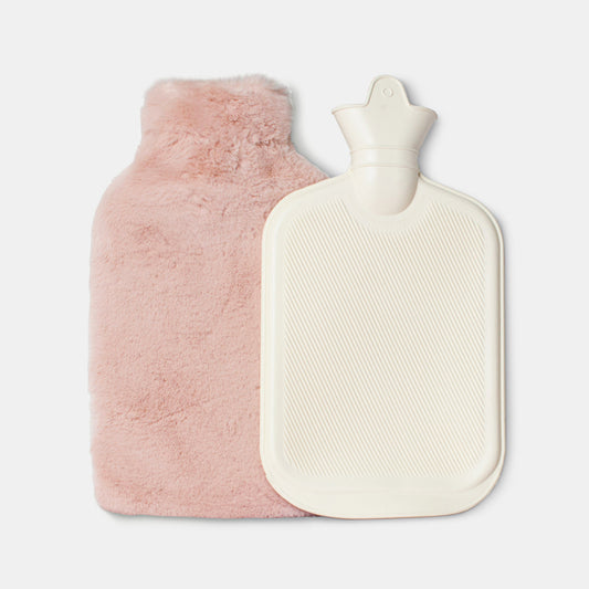Deluxe Hot Water Bottle Dusty Rose