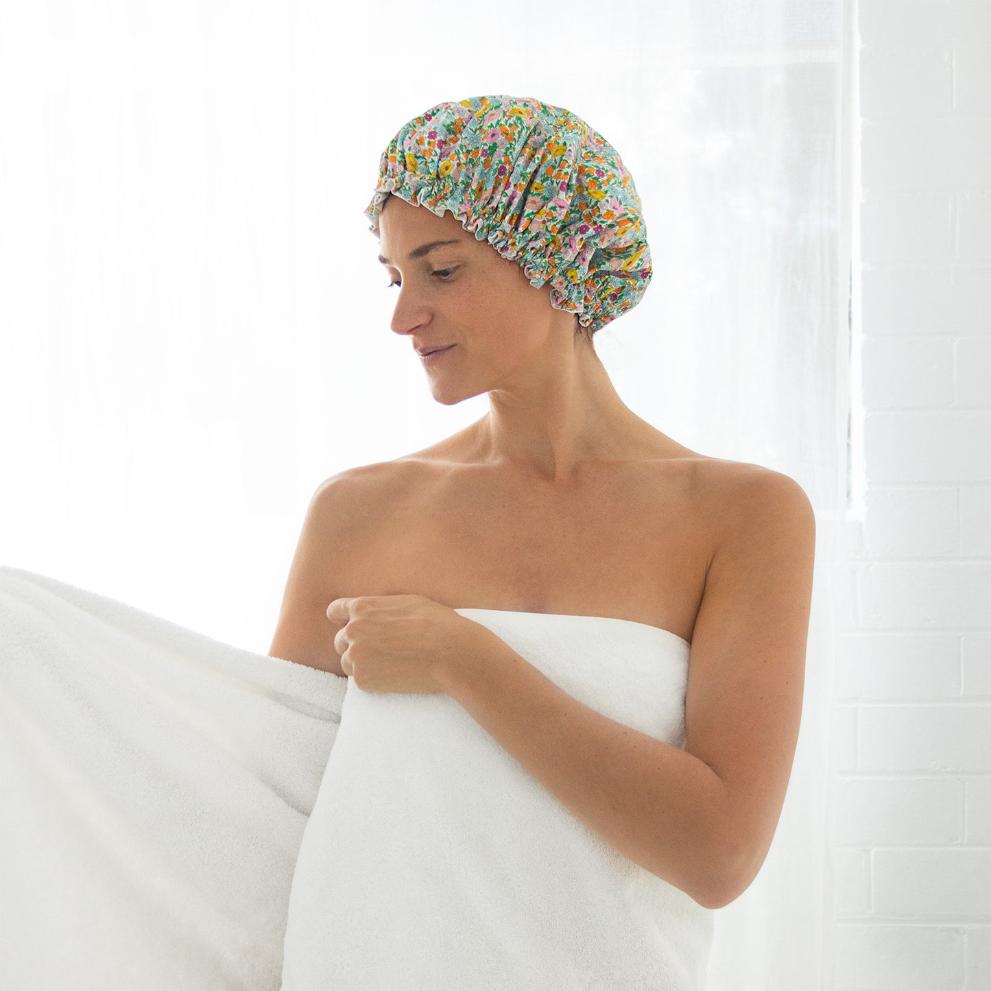 Liberty Shower Cap Poppy