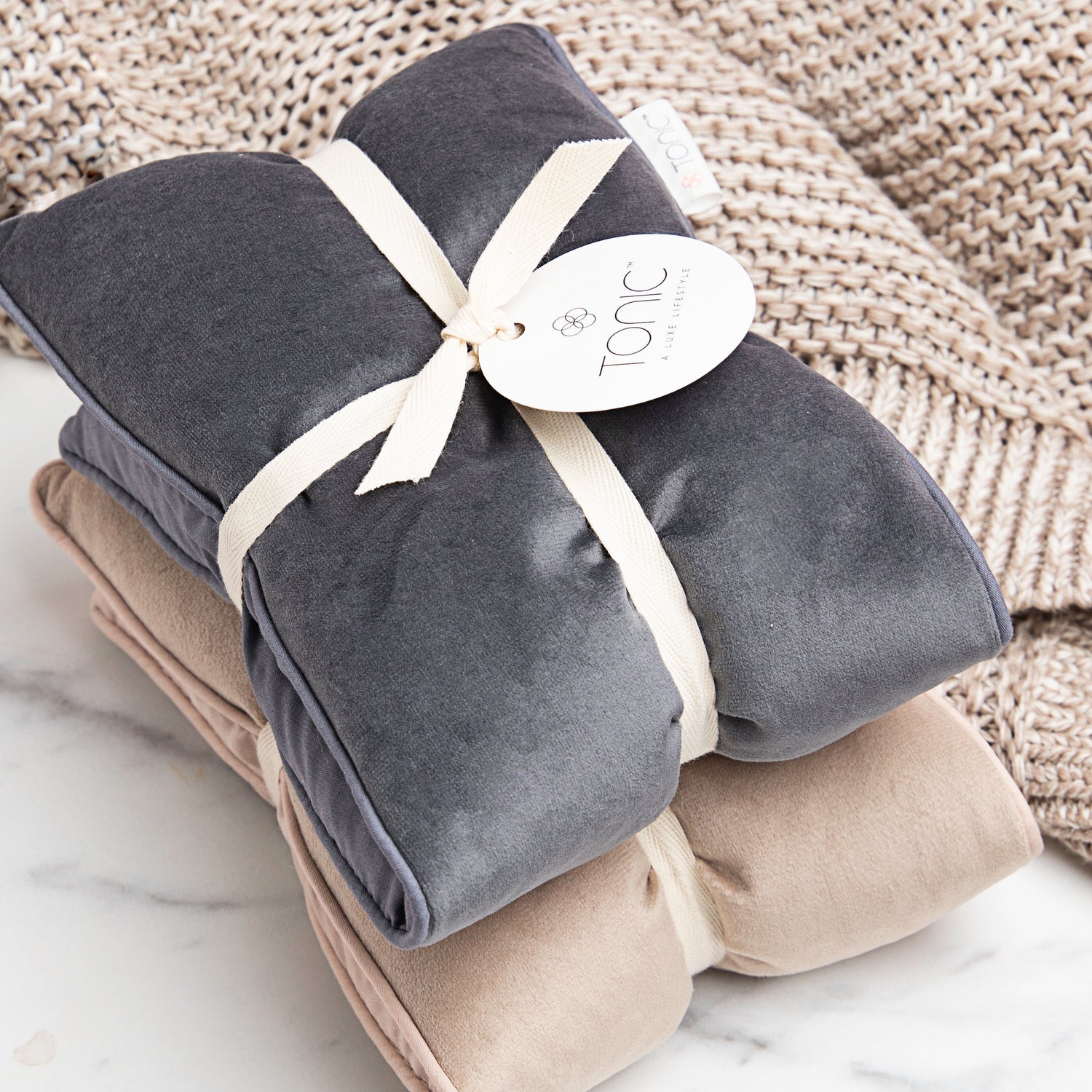 Latte & Steel in Luxe Velvet Collection