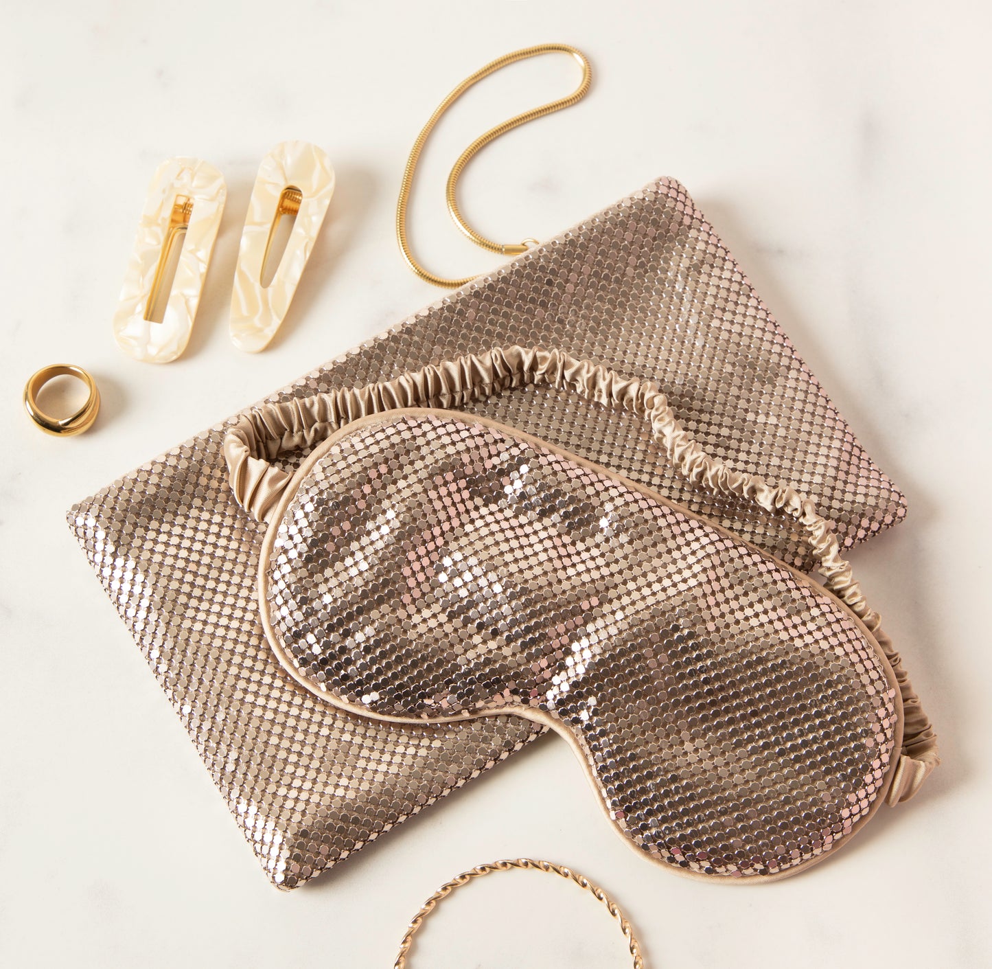 Holiday Glow in Sapphire - Glam Getaway Pouch