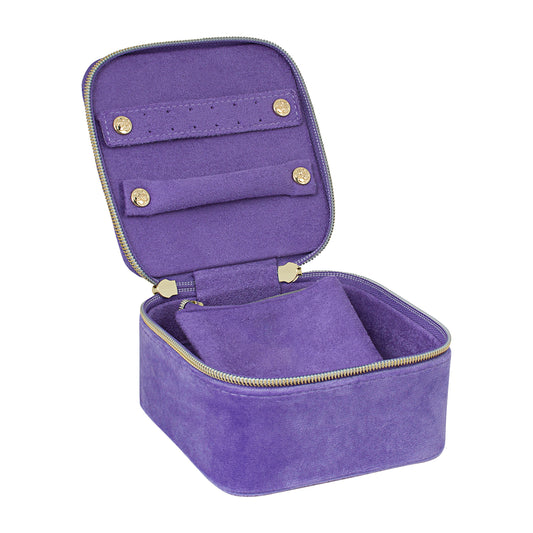 Luxe Velvet Jewellery Cube Iris