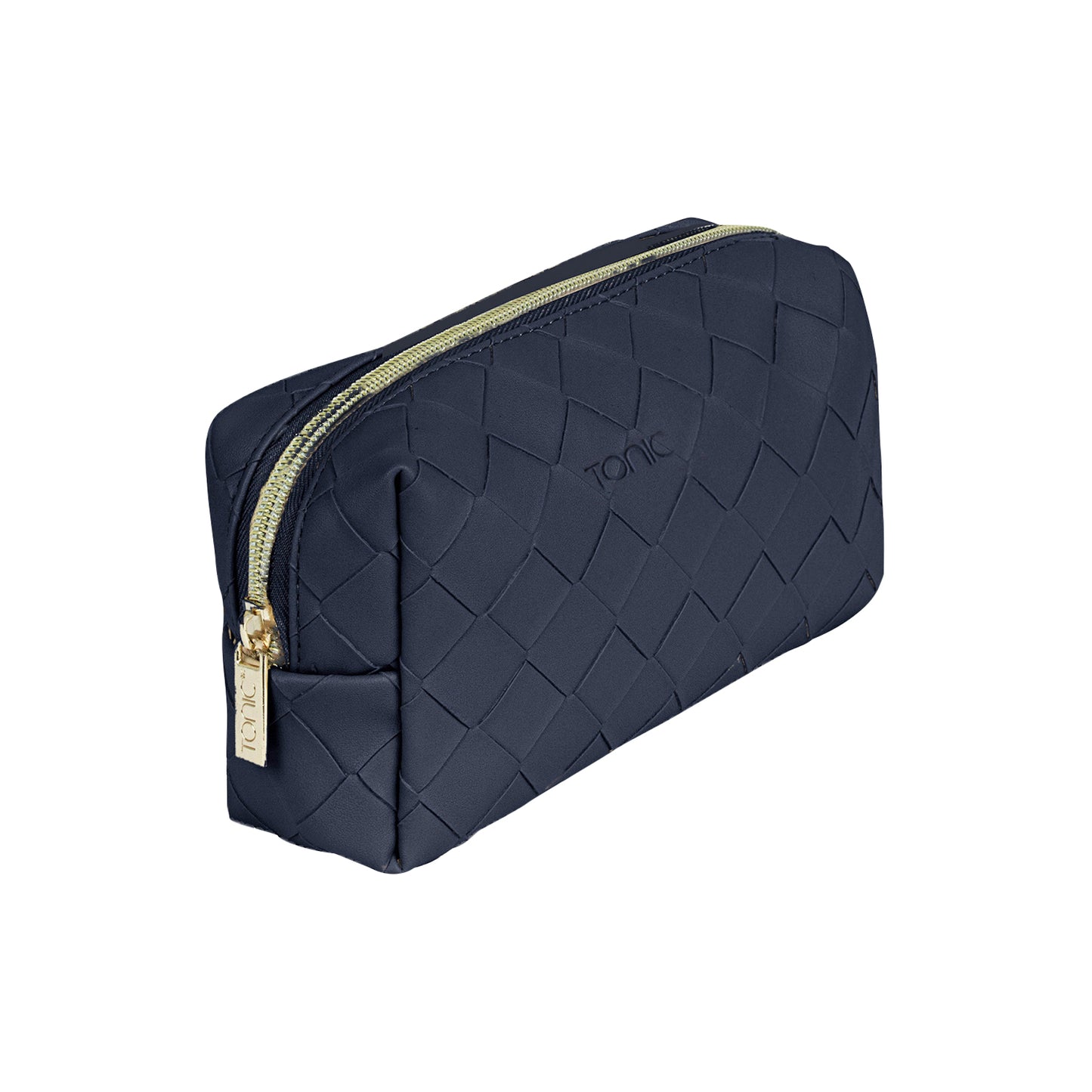 Woven Beauty Bag Small Navy