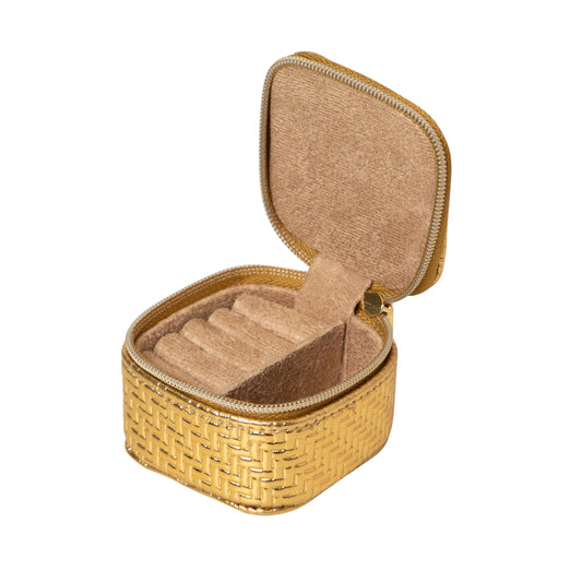 Herringbone Mini Cube Gold