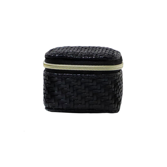 Herringbone Mini Cube Licorice
