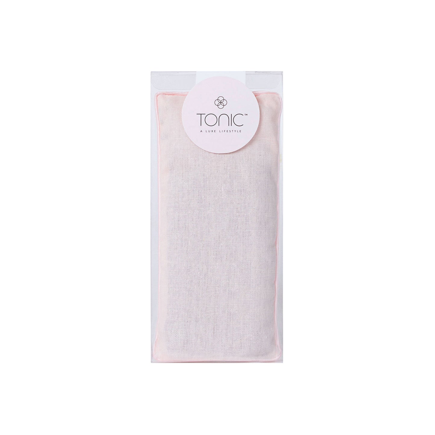 Luxe Linen Weighted Eye Pillow Restore Blush