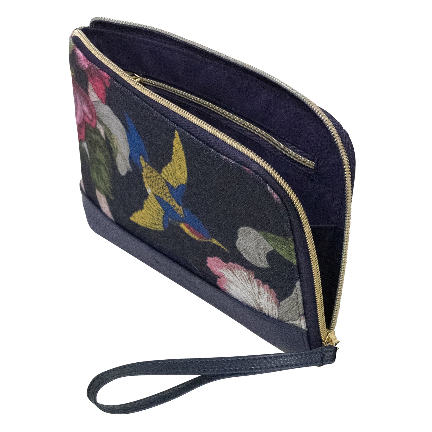 Duet Pouch Birdsong Indigo