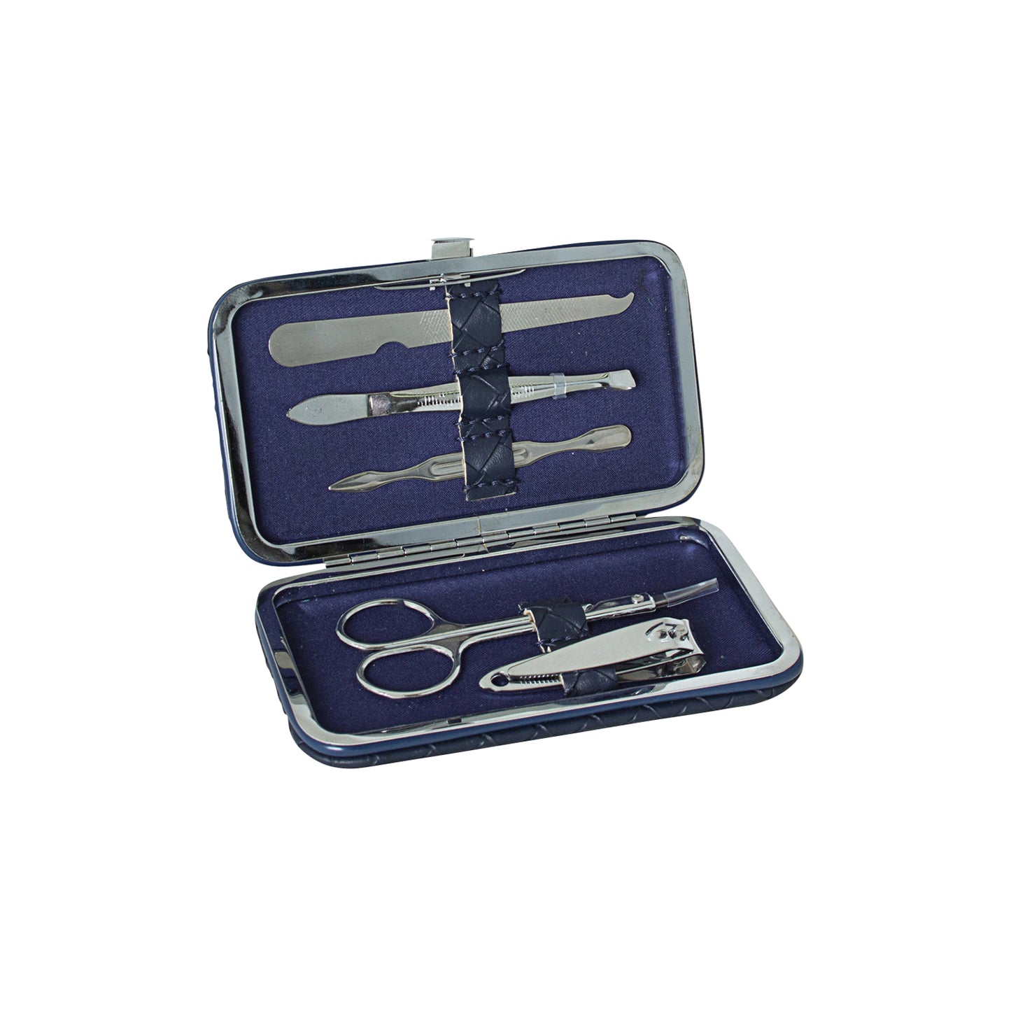 Manicure Set Woven Navy