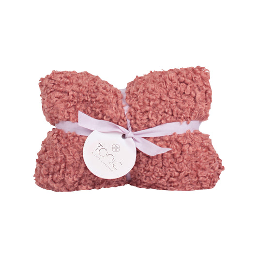 Boucle Heat Pillow Clay