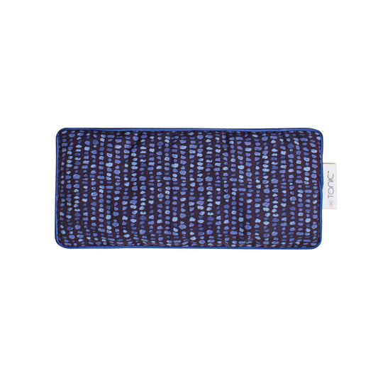 Weighted Eye Pillow Navy Raindrops
