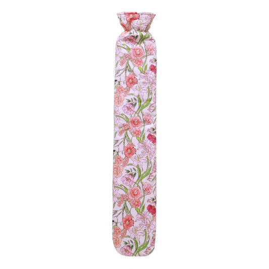 Long Hot Water Bottle Fleur Rose