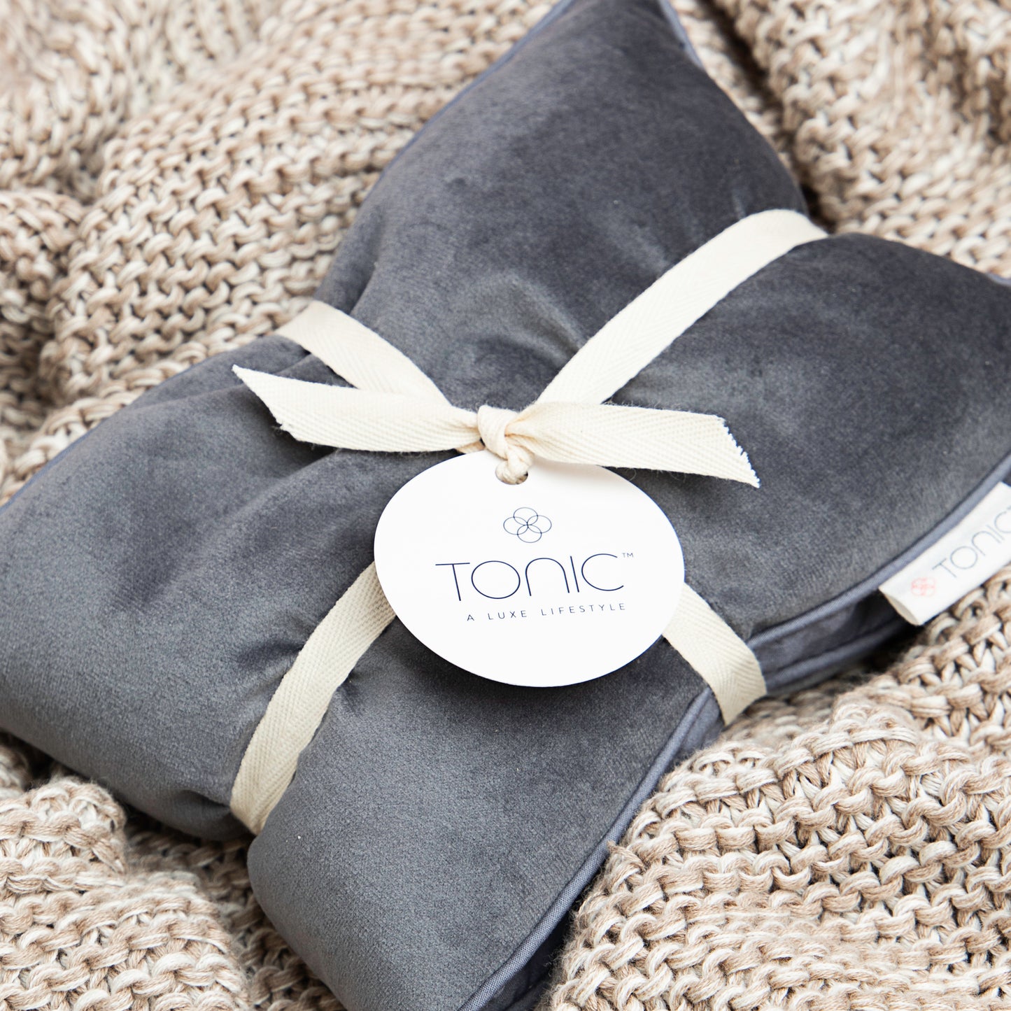 Heat Pillow - Luxe Velvet in Steel (Pre-Order)
