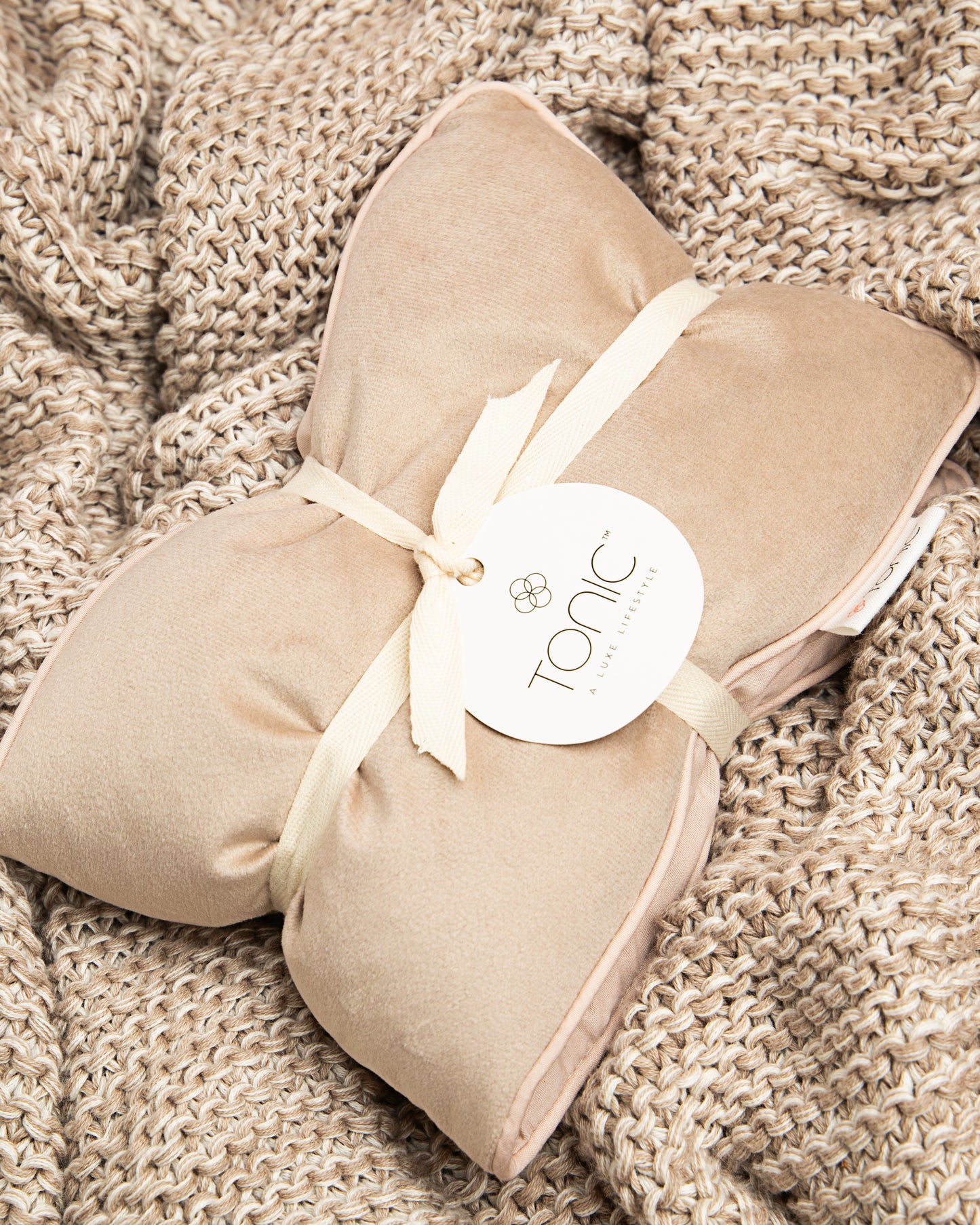 Heat Pillow - Luxe Velvet in Latte (Pre-Order)
