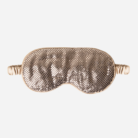 Holiday Glow in Champagne - Eye Mask