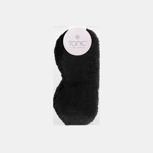 Eye Mask - Deluxe Fur in Black
