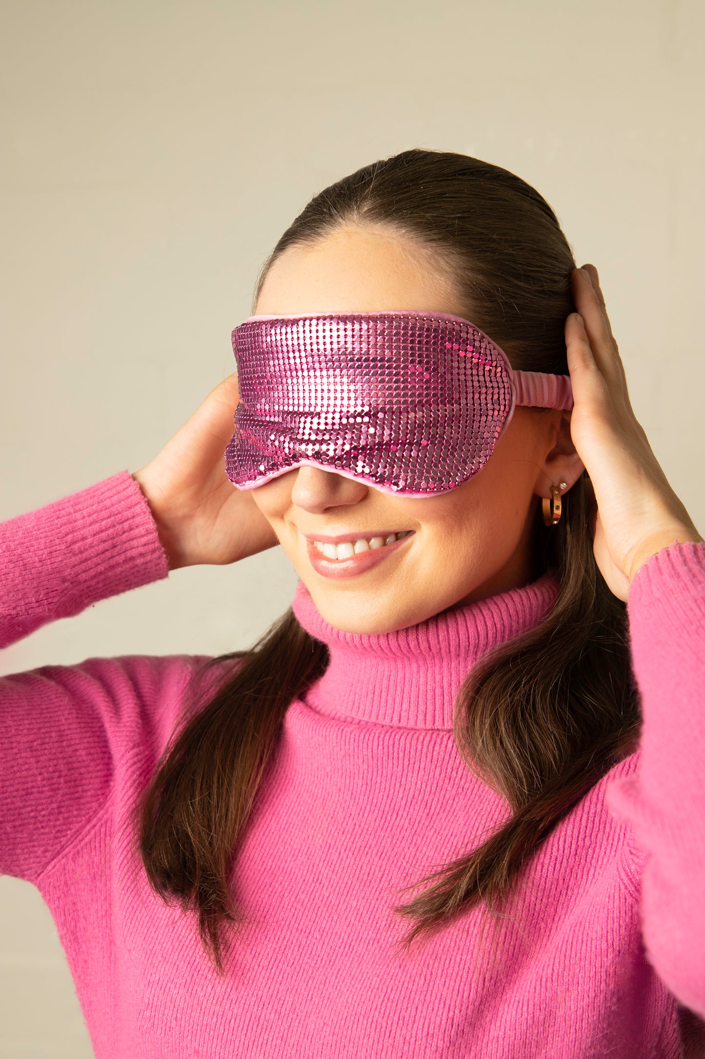 Holiday Glow in Rosé - Eye Mask