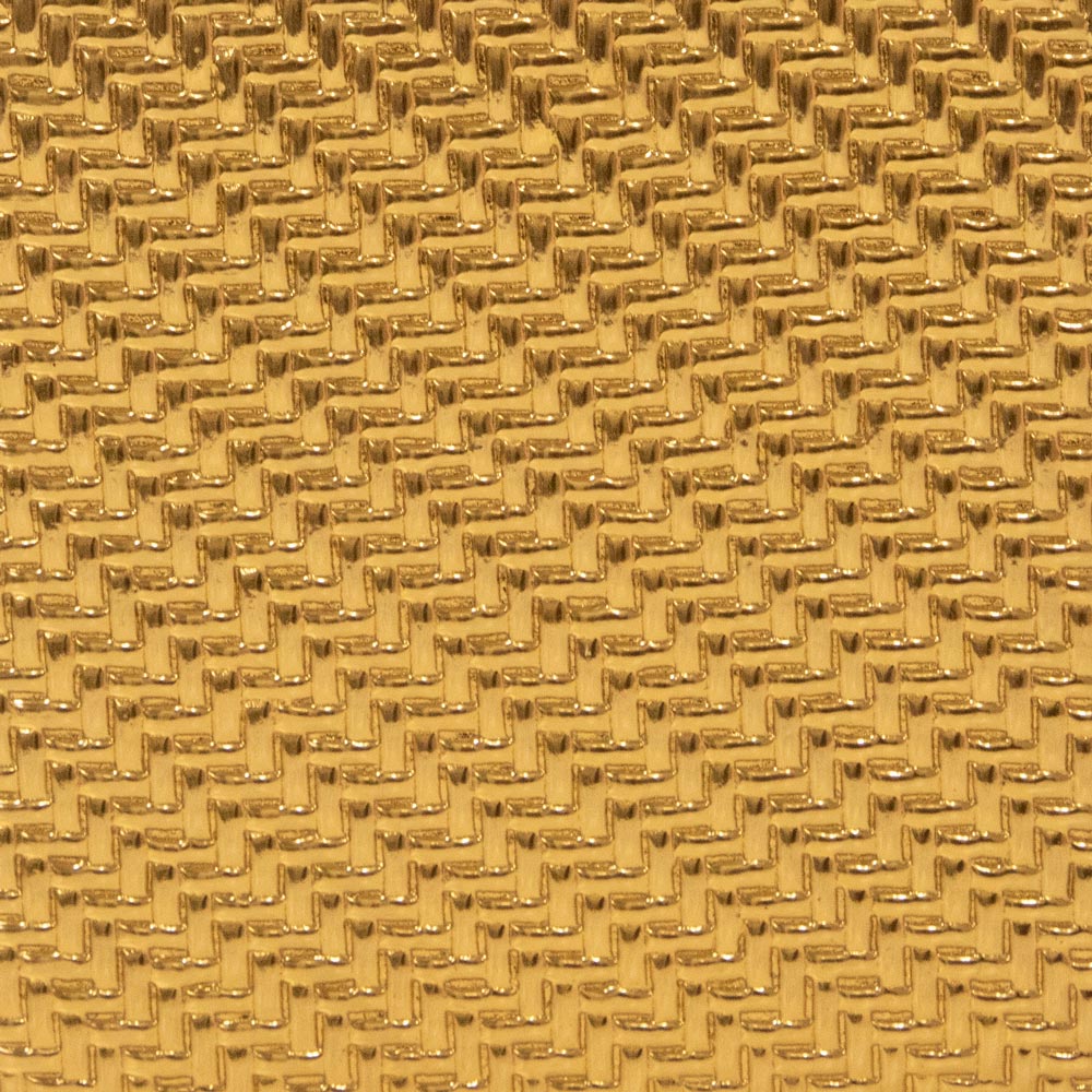 Herringbone Jewellery Cube Gold