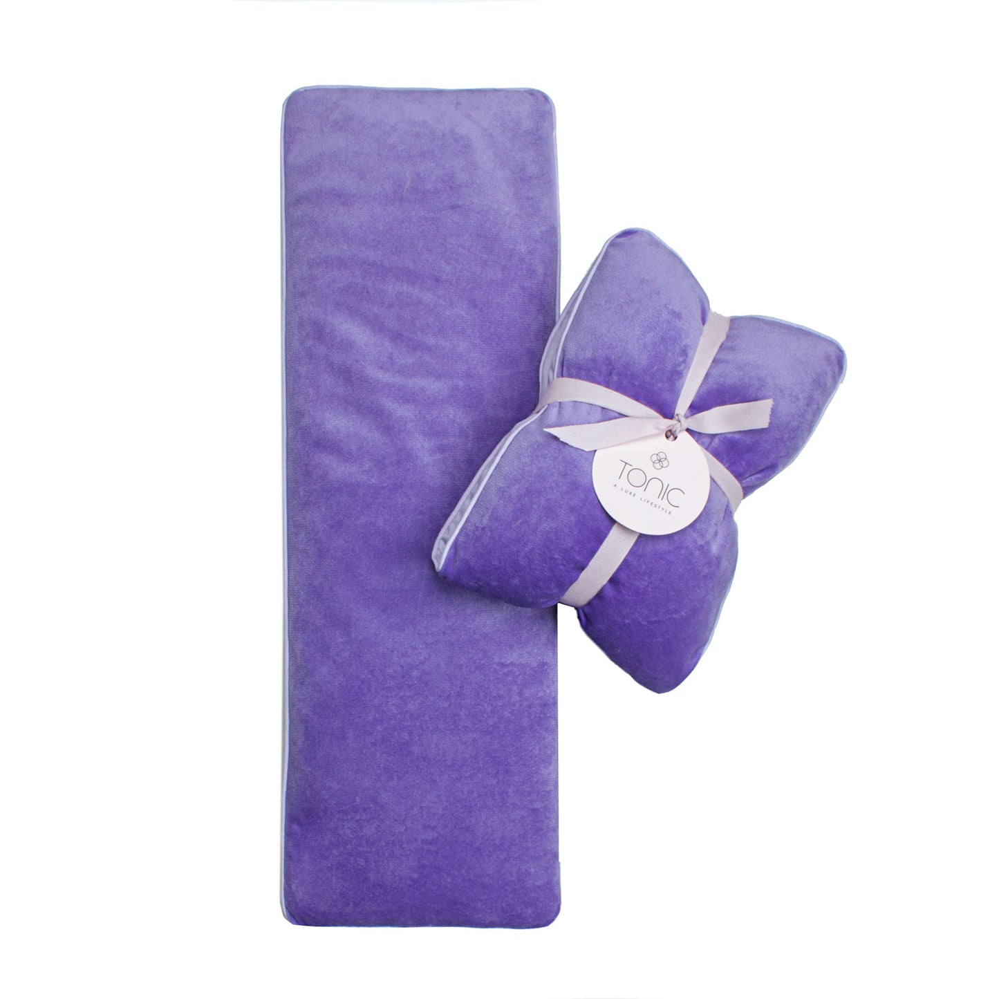 Luxe Velvet Heat Pillow Iris