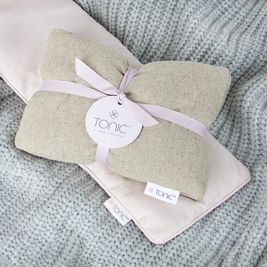 Luxe Linen Heat Pillow Natural