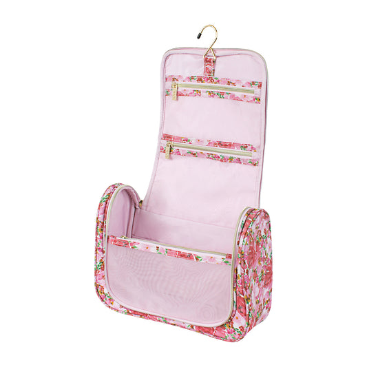 Essential Hanging Cosmetic Bag Flourish Pinks