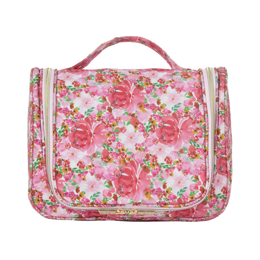 Essential Hanging Cosmetic Bag Flourish Pinks