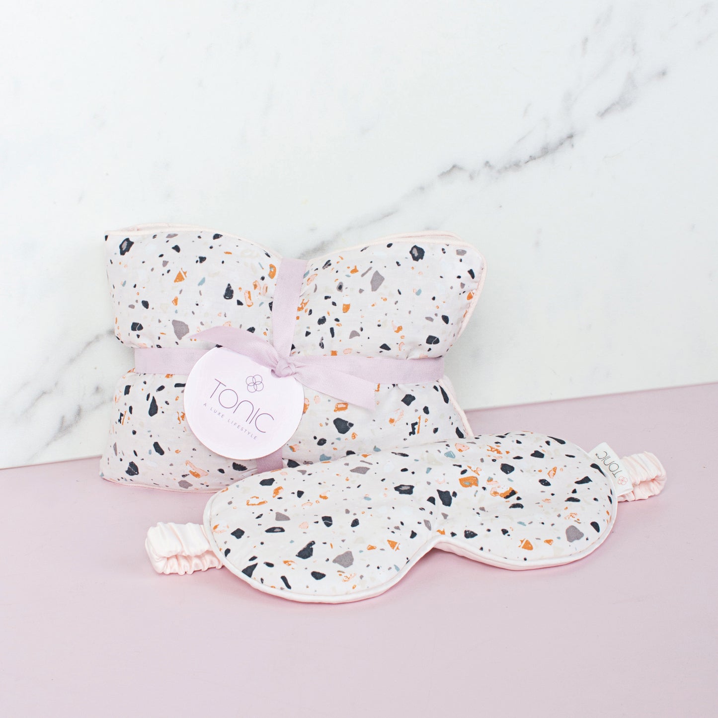 Eye Mask Terrazzo Blush